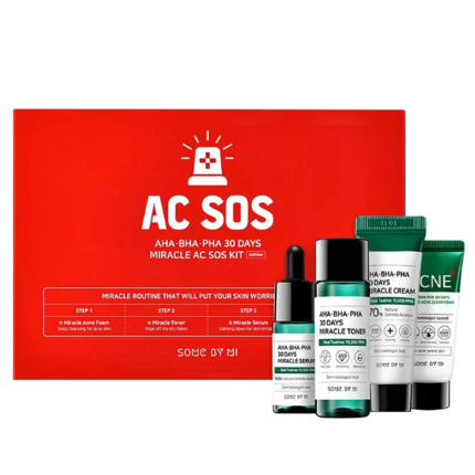 Some By Mi AHA BHA PHA 30 Days Miracle AC SOS Kit 4pcs